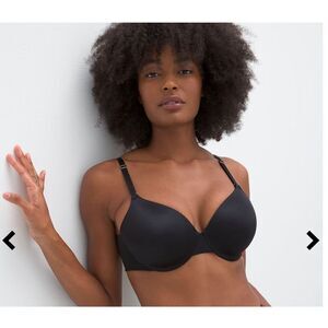 Soma Black Full Coverage Vanishing Back Bra 42D